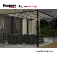 Aluminum outdoor garden pergola