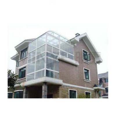 Decorative design curtain wall panels frameless glass curtain wall