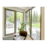 aluminum cladding wood frame tilt turn windows with wood grids