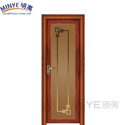 aluminum frame frosted glass bathroom door shower glass door